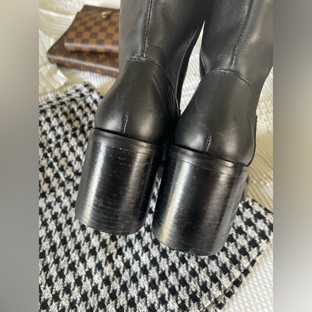 FRYE | Black Dorian Platform Boots - Picture 5 of 8